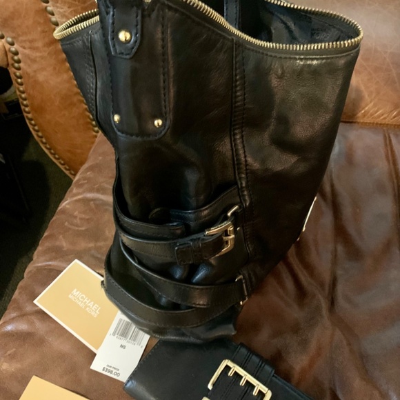 Michael Kors purse & wallet black leather - Picture 3 of 7